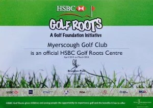 HSBC Golf Roots Certificate