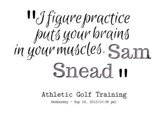 Sam Snead Quote